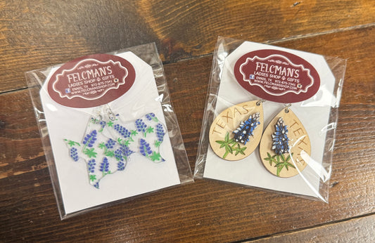 Bluebonnet Dangle Earrings