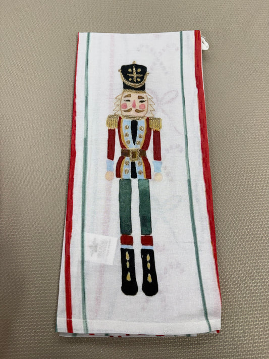 Merry Nutcracker Hand Towel
