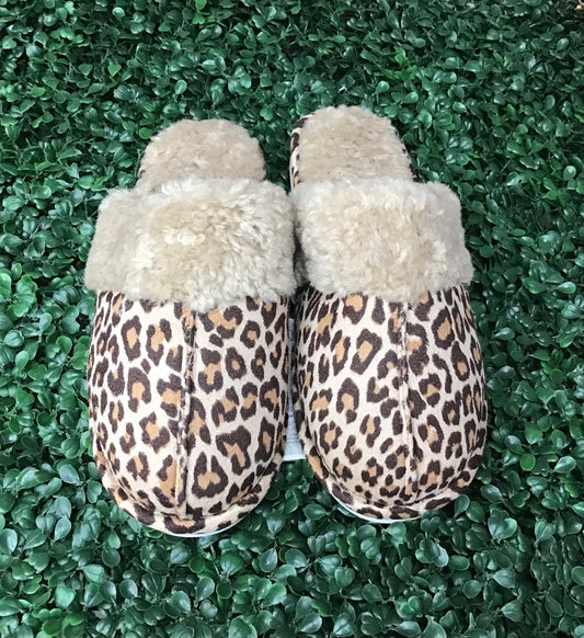 Leopard Slippers