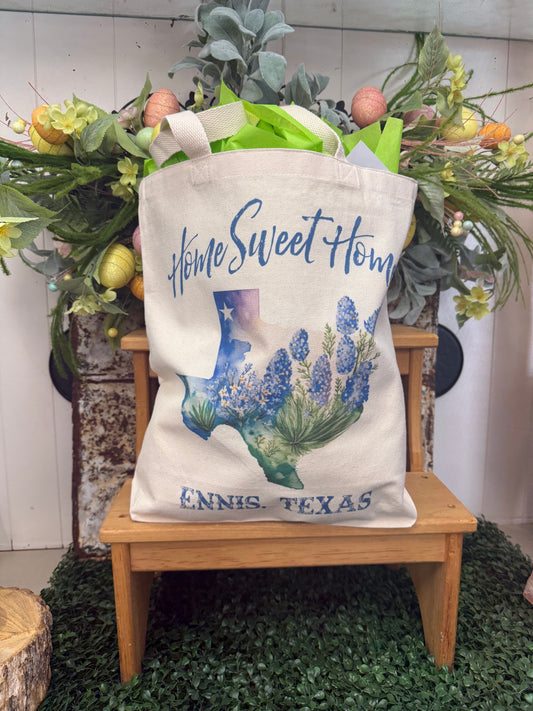 Blue Bonnet Tote Bags