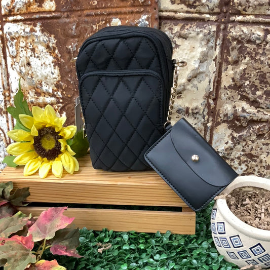 Black Diamond Mini Cross Body