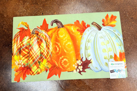 Painted Fall Pumpkins Switch Mat
