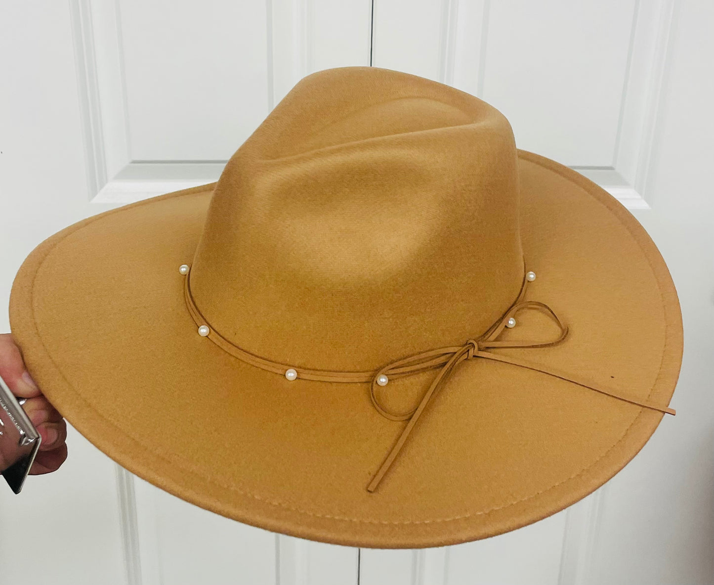 Beaded Chain Fedora Hat