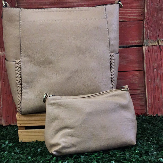 Light Brown Leather Purse