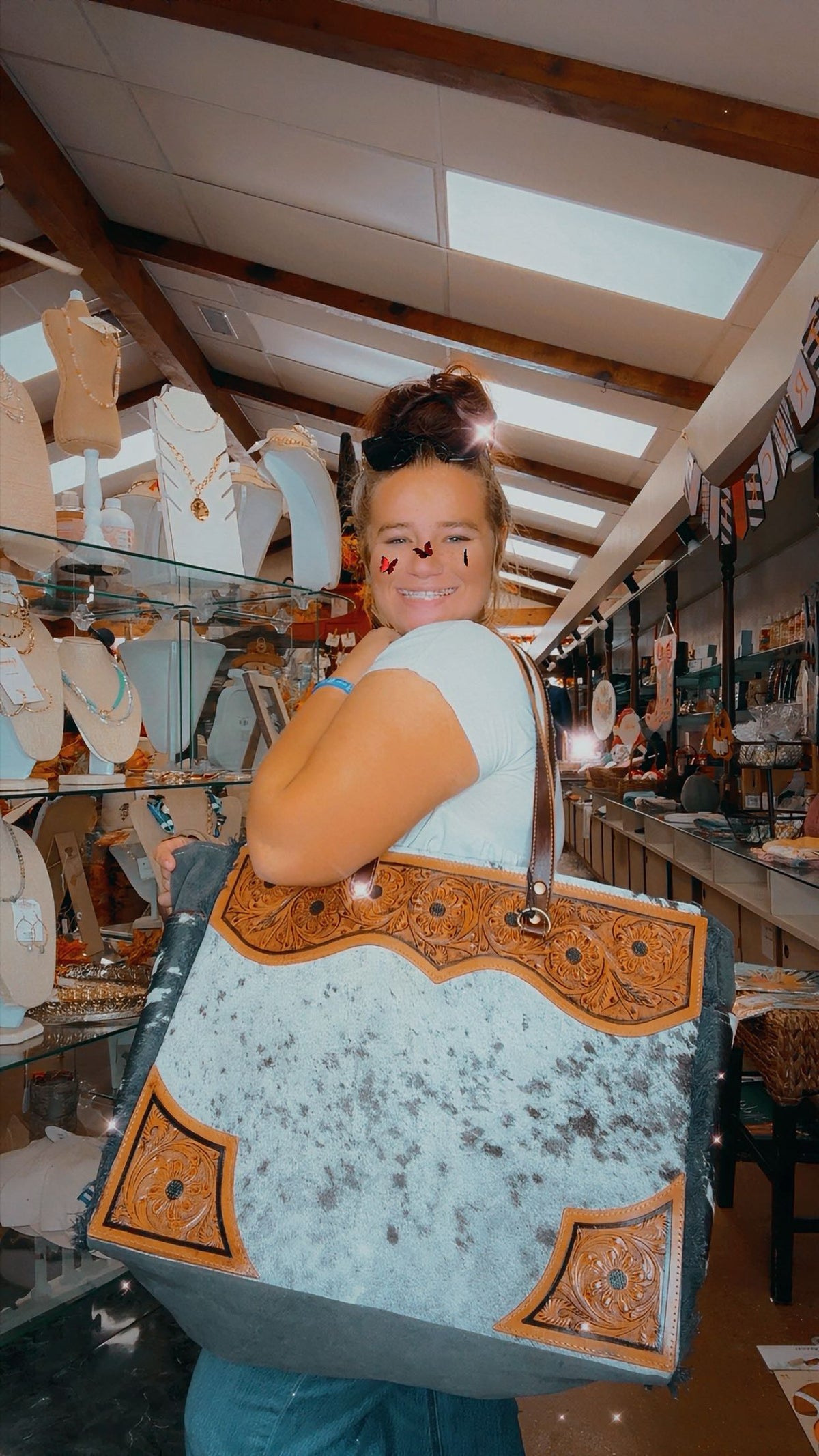 Cartwright Hand Tooled Travel Bag