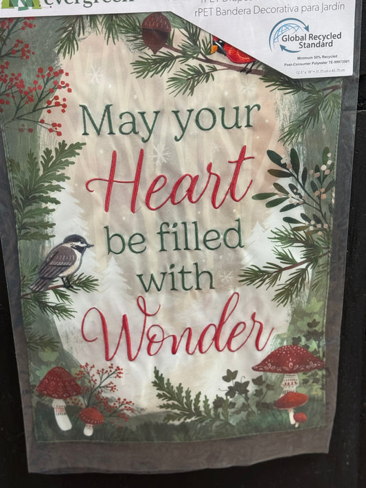 Wondering Heart Garden Flag