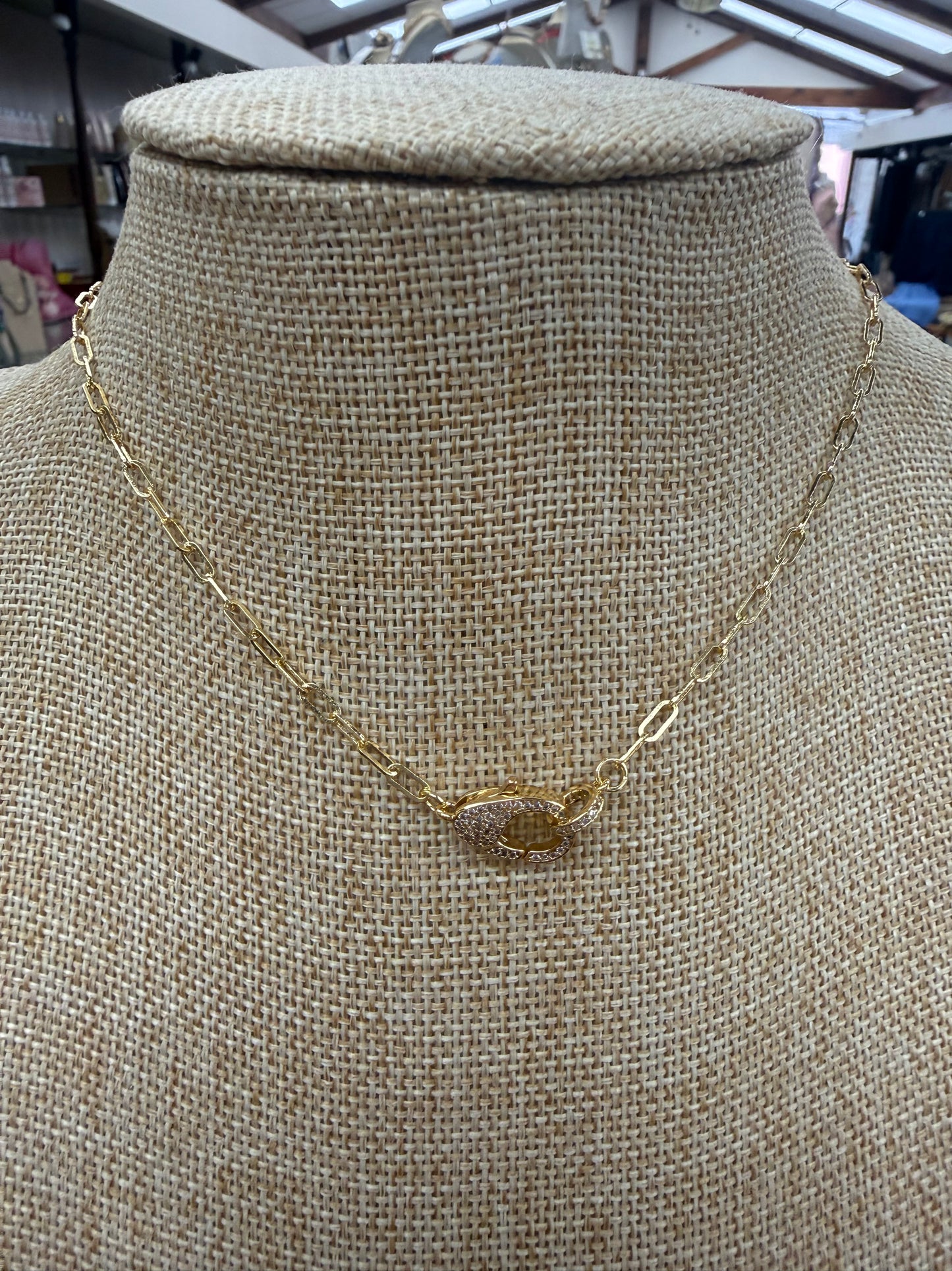 Small Chained Gold Necklace