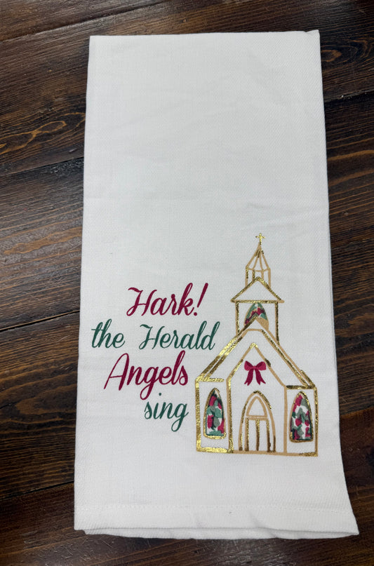 Hark the Herald Hand Towel