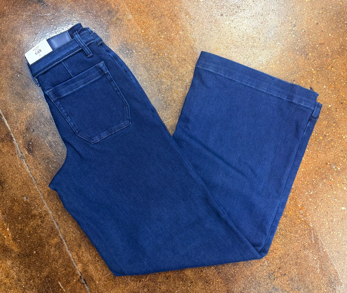 Nightfall Blue Retro Wide Leg Judy Blue Jeans