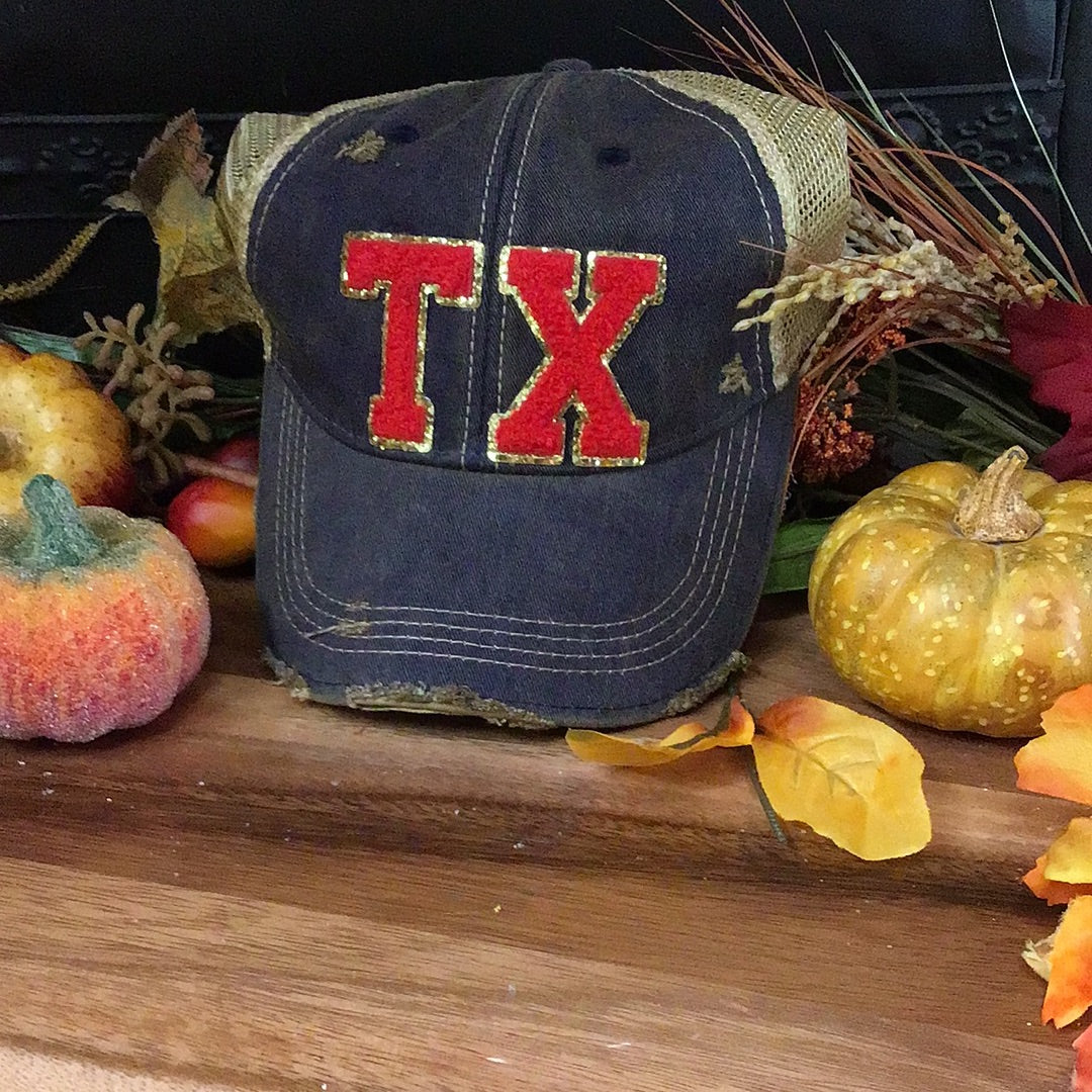 Distressed TX Hats