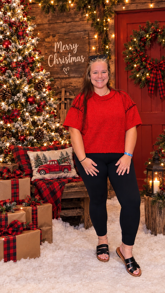 Red Winter Sweater