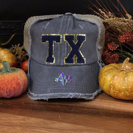 Distressed TX Hats