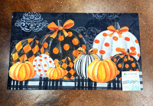 Elegant Pattern Pumpkin Switch Mat