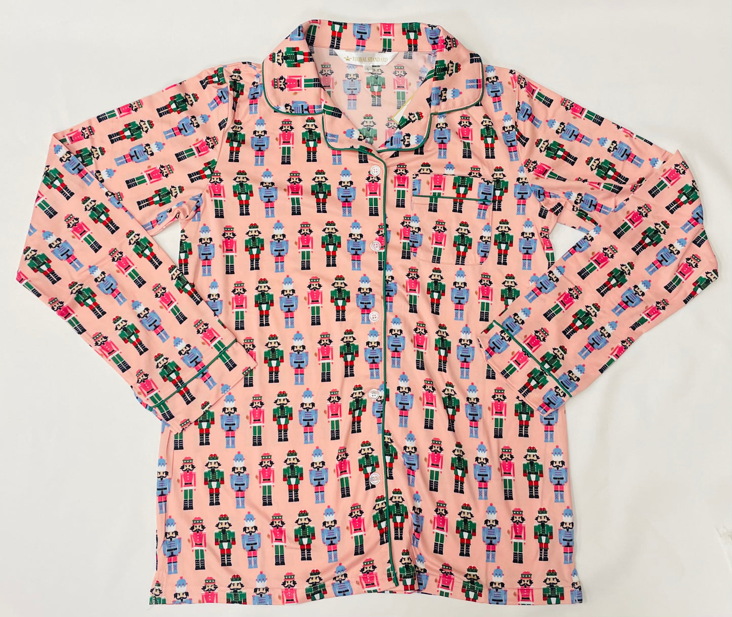 Nutcracker March Button Up Sleep Shirt