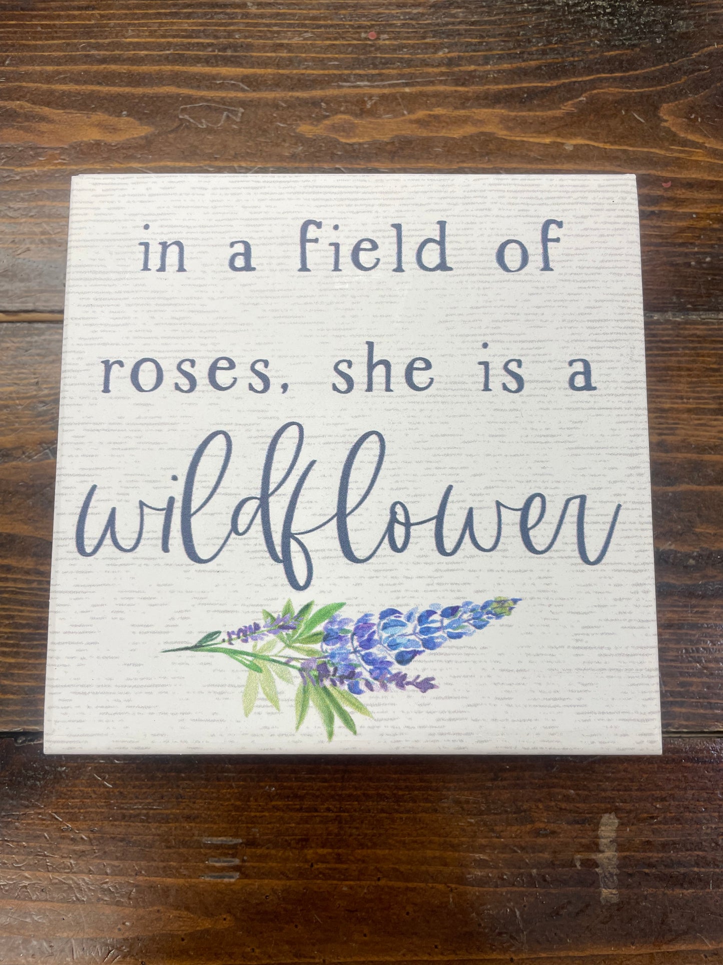 Bluebonnet Wood Decor