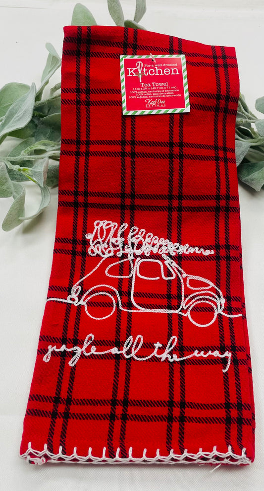 Jingle Tea Towel