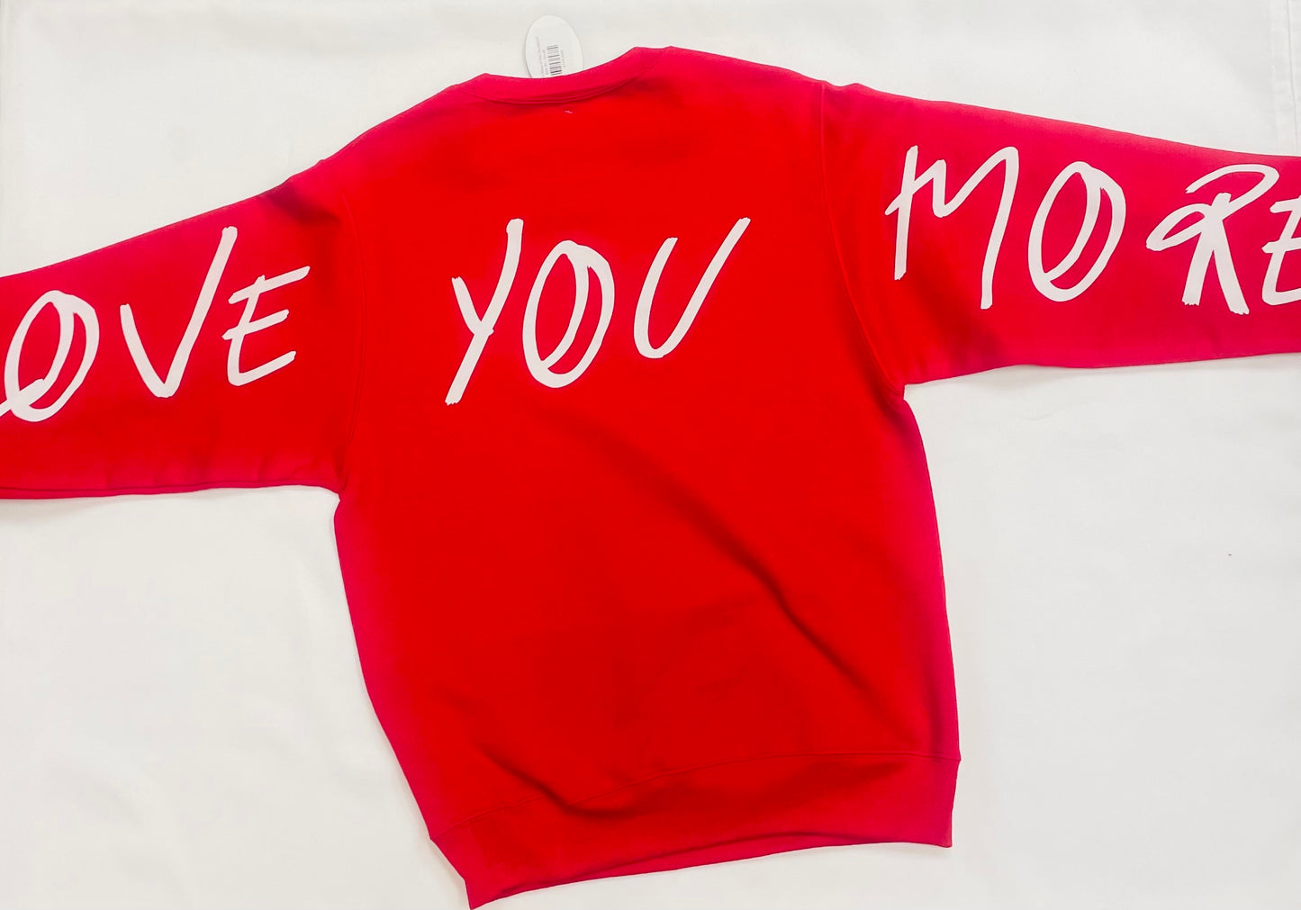 Love You Mean It Red Sweatshirt