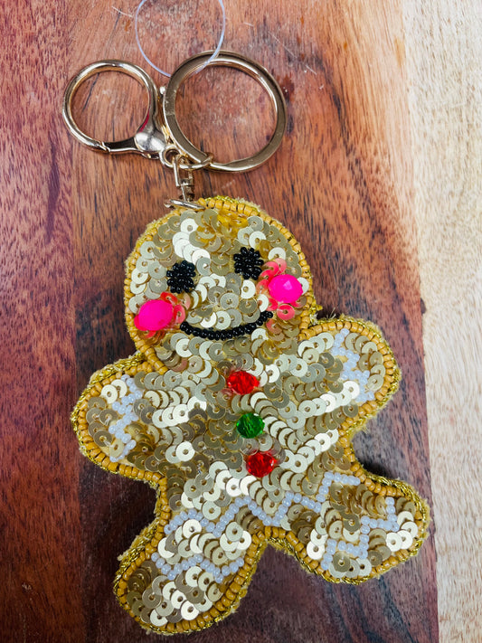 Ginger Bread Christmas Key Chain