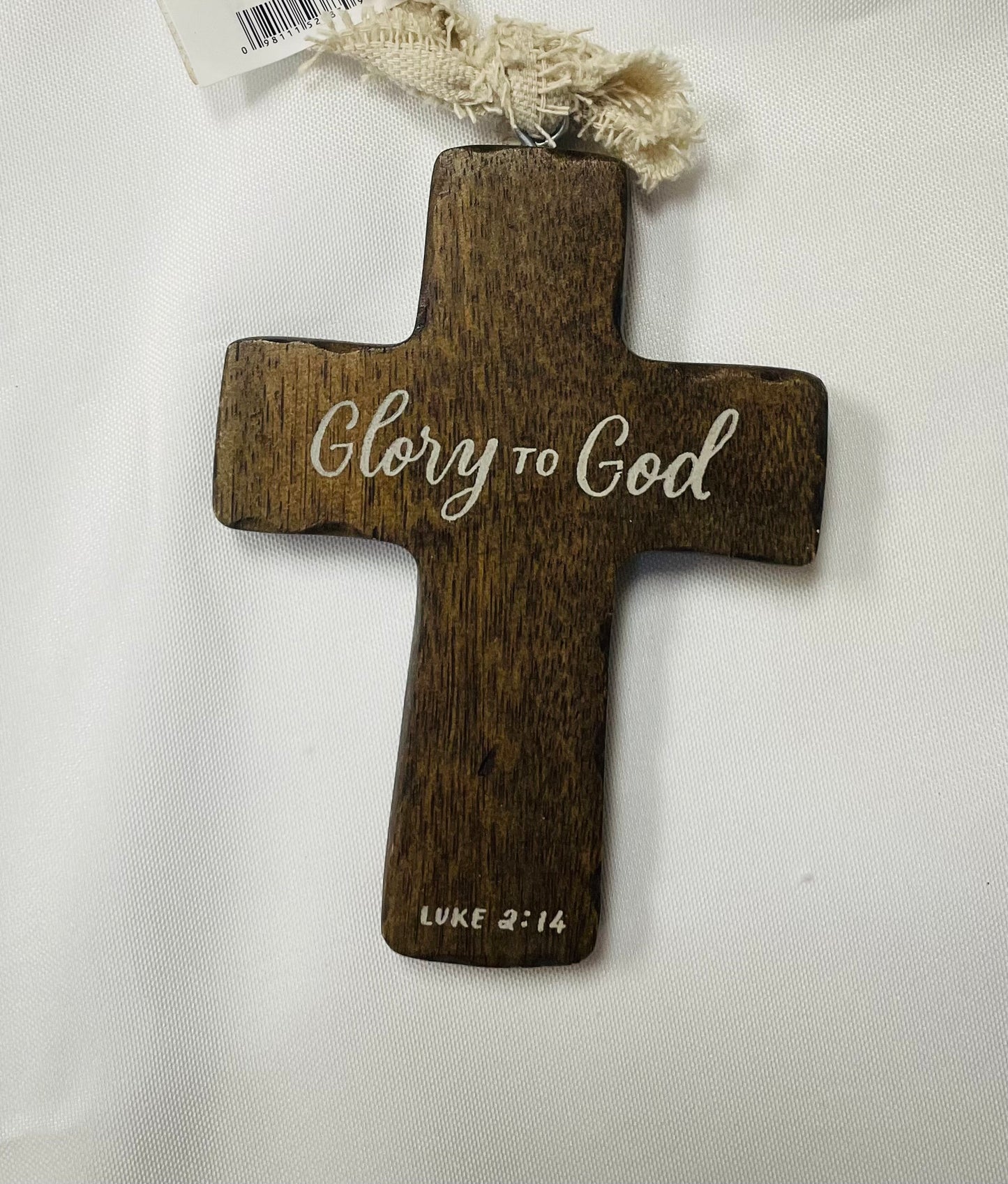 Wooden Cross Message Ornaments