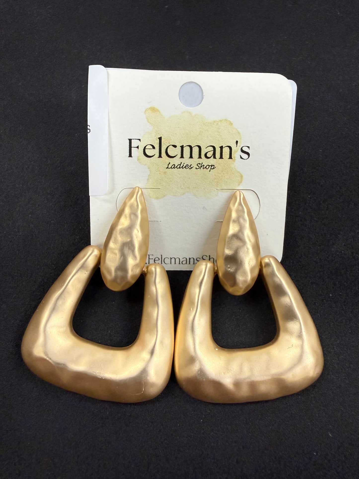 Hammered Chunky Dangles