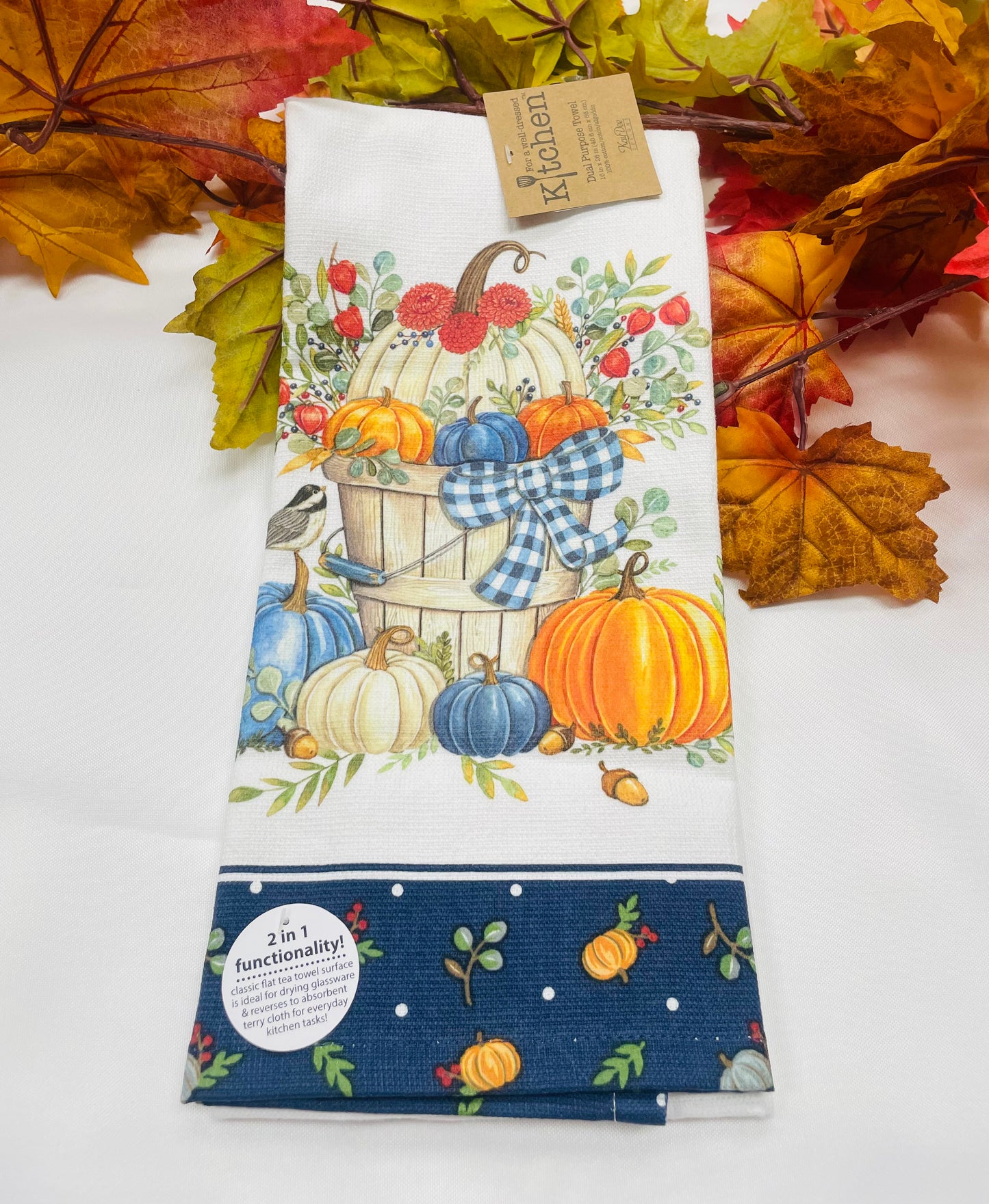 Pumpkins Tea Towel