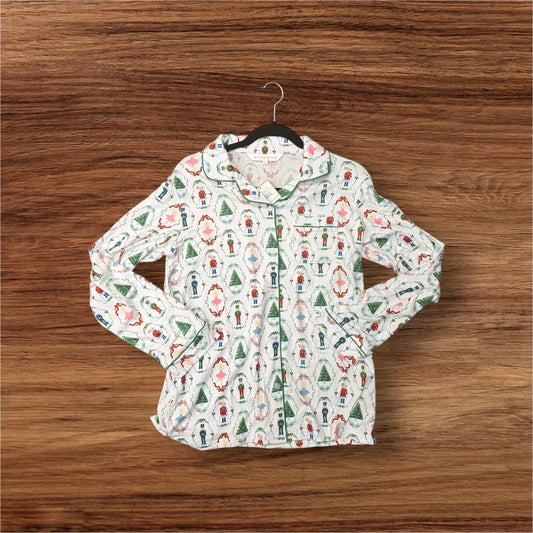 Nutcracker Waltz Long Sleeve Button Up
