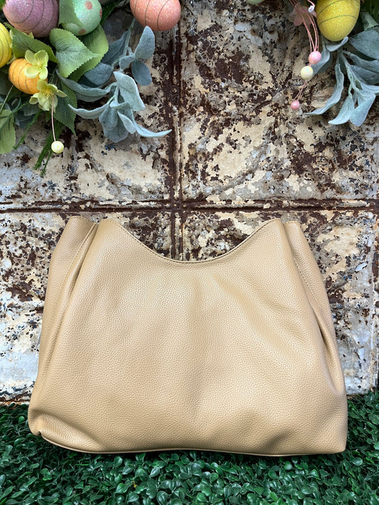 Tan Grace Tote Bag