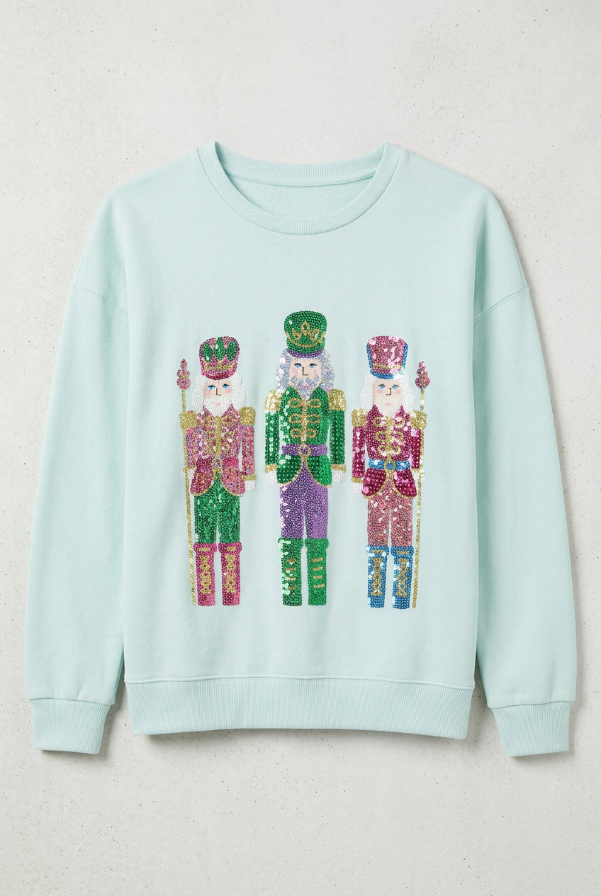 Candy Nutcracker Crew Neck