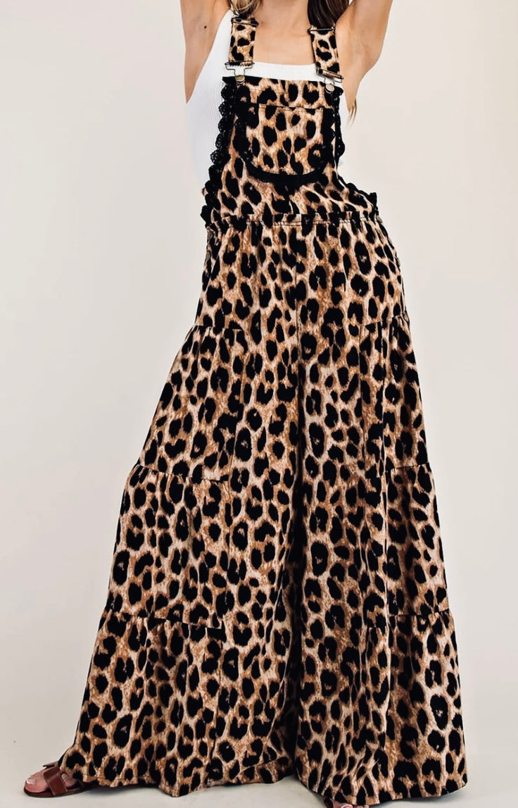 Leopard Lace Jumpsuit