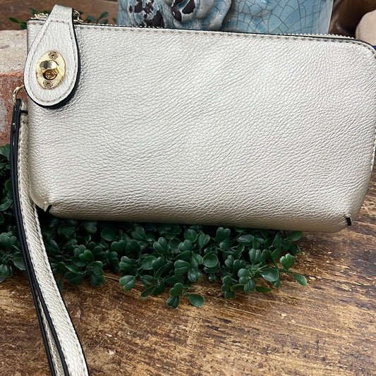 Kendall Crossbody Gold and Brown