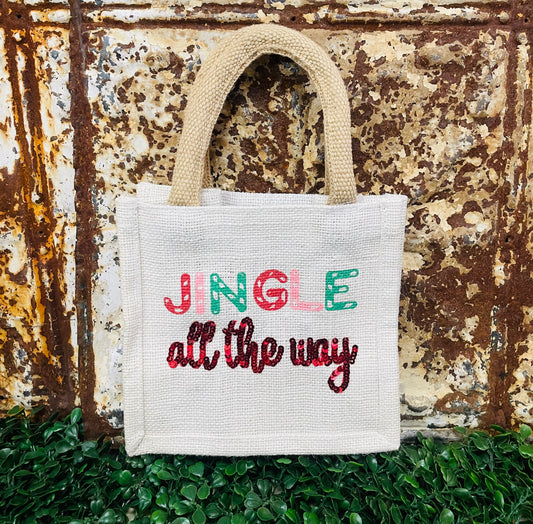 Small Jingle All The Way Tote