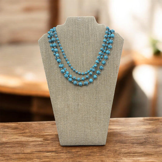 Turquoise Rio Rancho Beaded Necklace