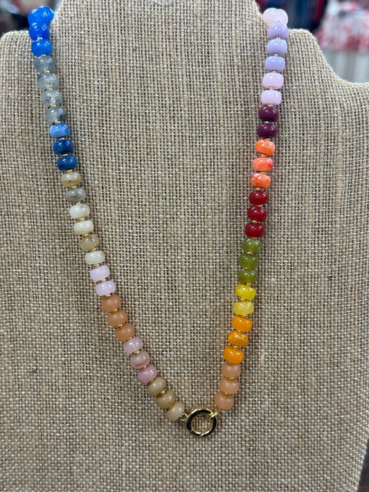 Colorful Naturel Stone Necklace