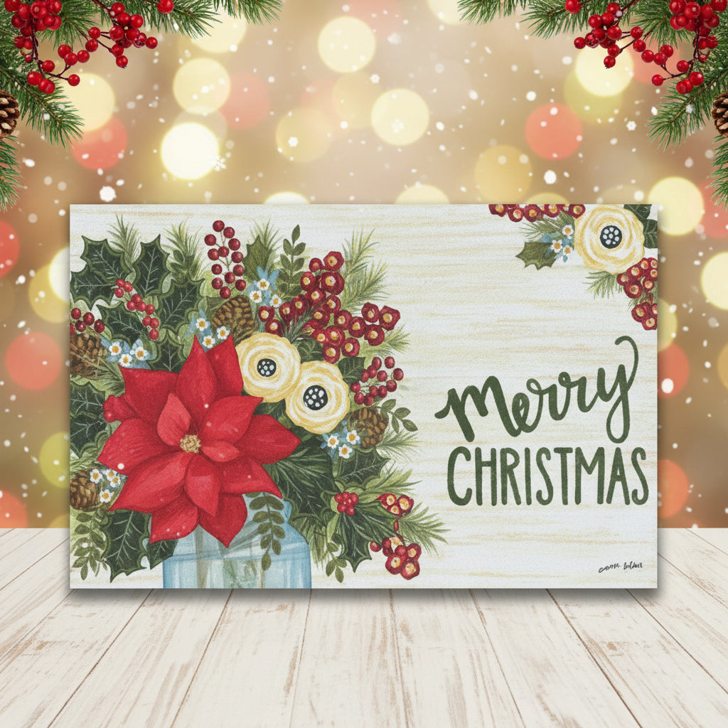 Rustic Winter Bouquet Mat Mate
