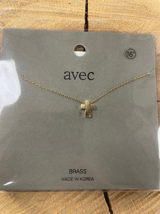 Small Cross Chain Necklaces