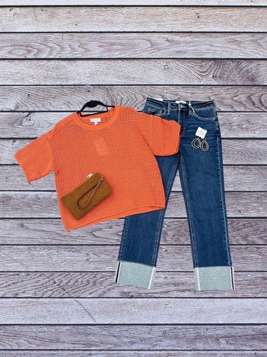 Clay Short Sleeve Sweater