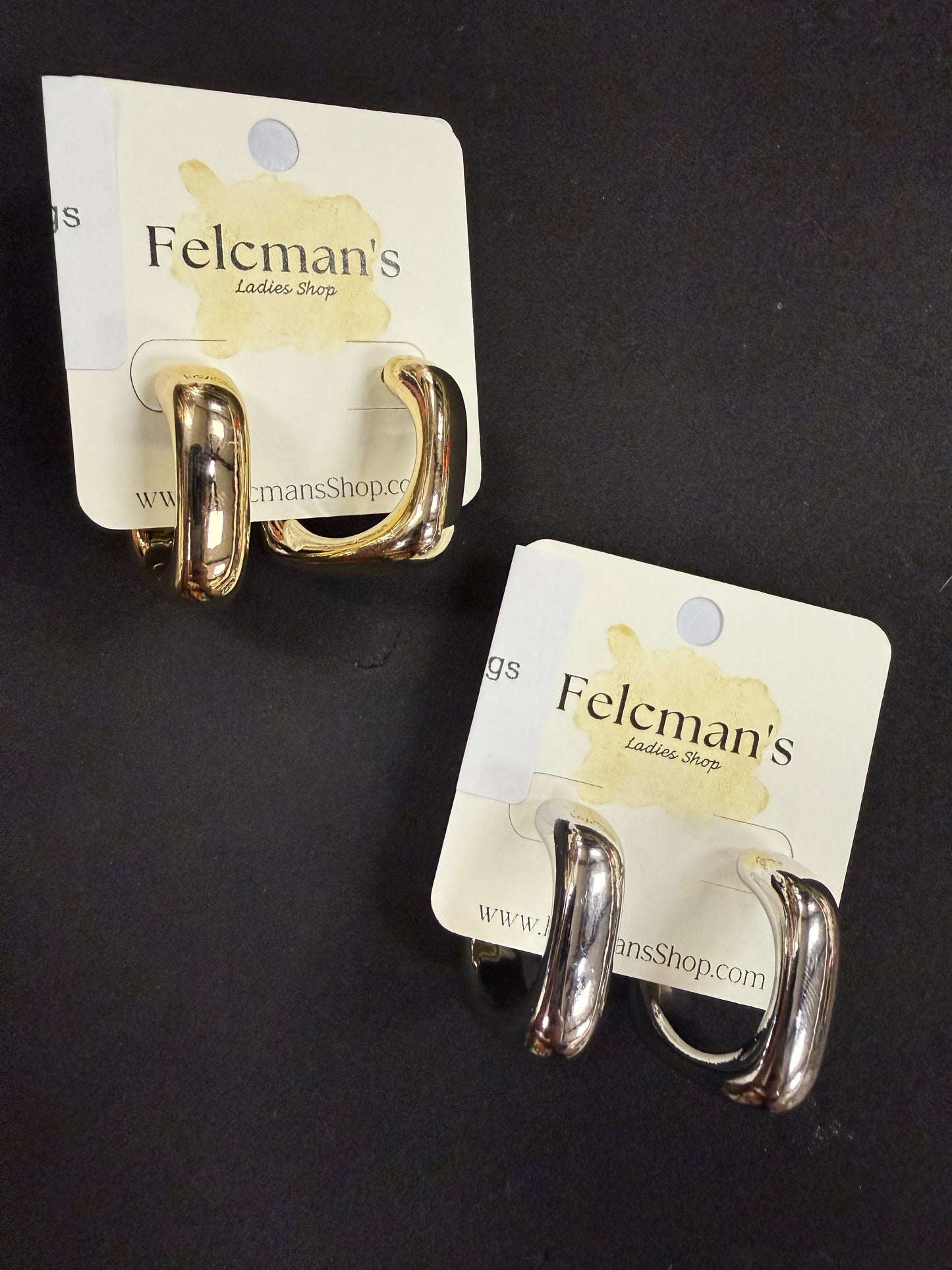 Square Studded Earrings