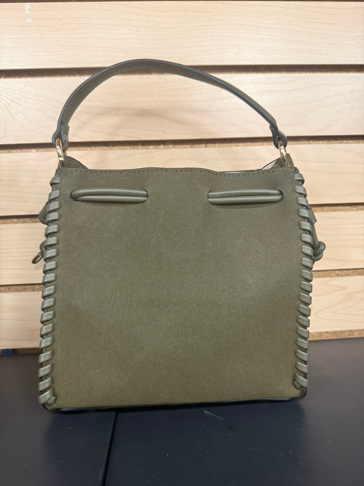Elsa Faux Suede Bucket Bag