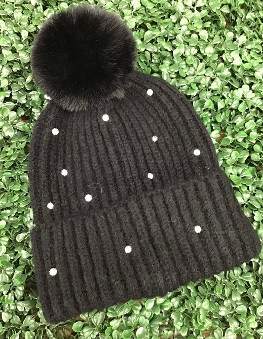 Rhinestone Beanie