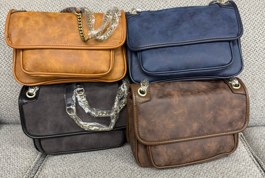 Soft Leather Chain Purses