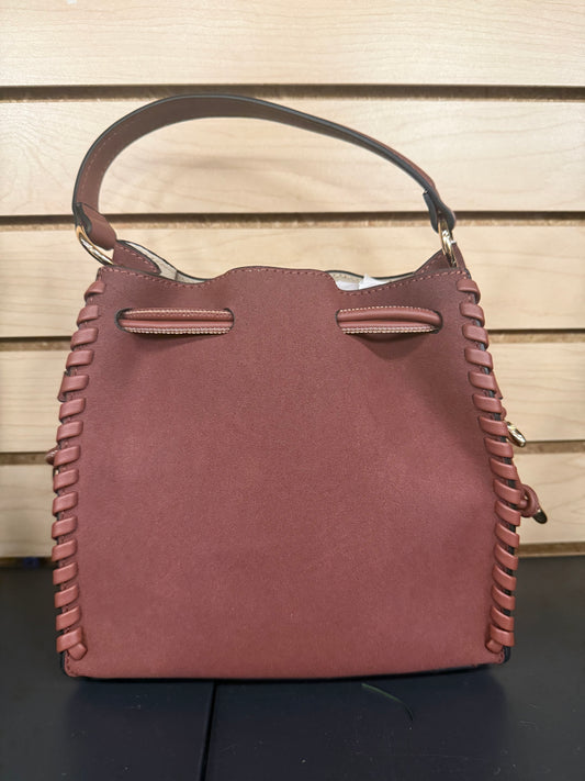 Elsa Faux Suede Bucket Bag