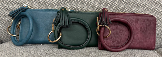 Tassel Wristlet Ring Wallet