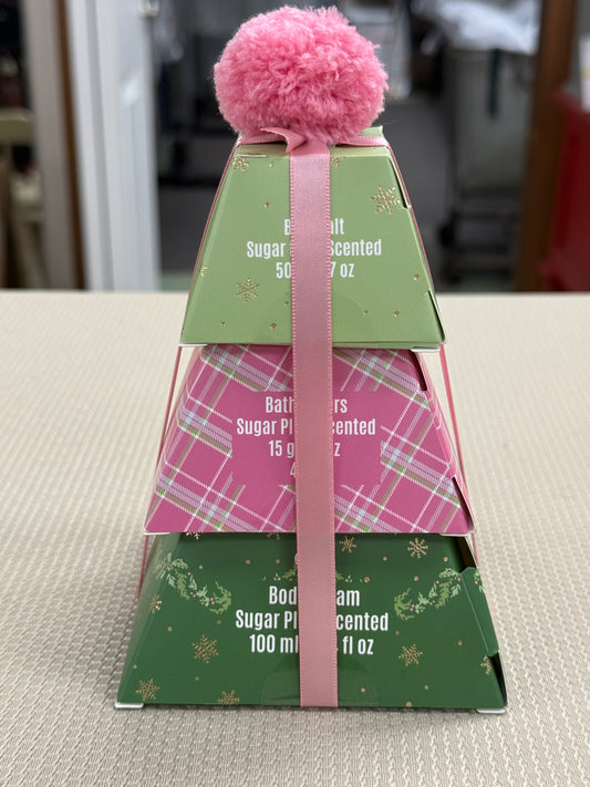 Holly Jolly Christmas Tree Bath Set