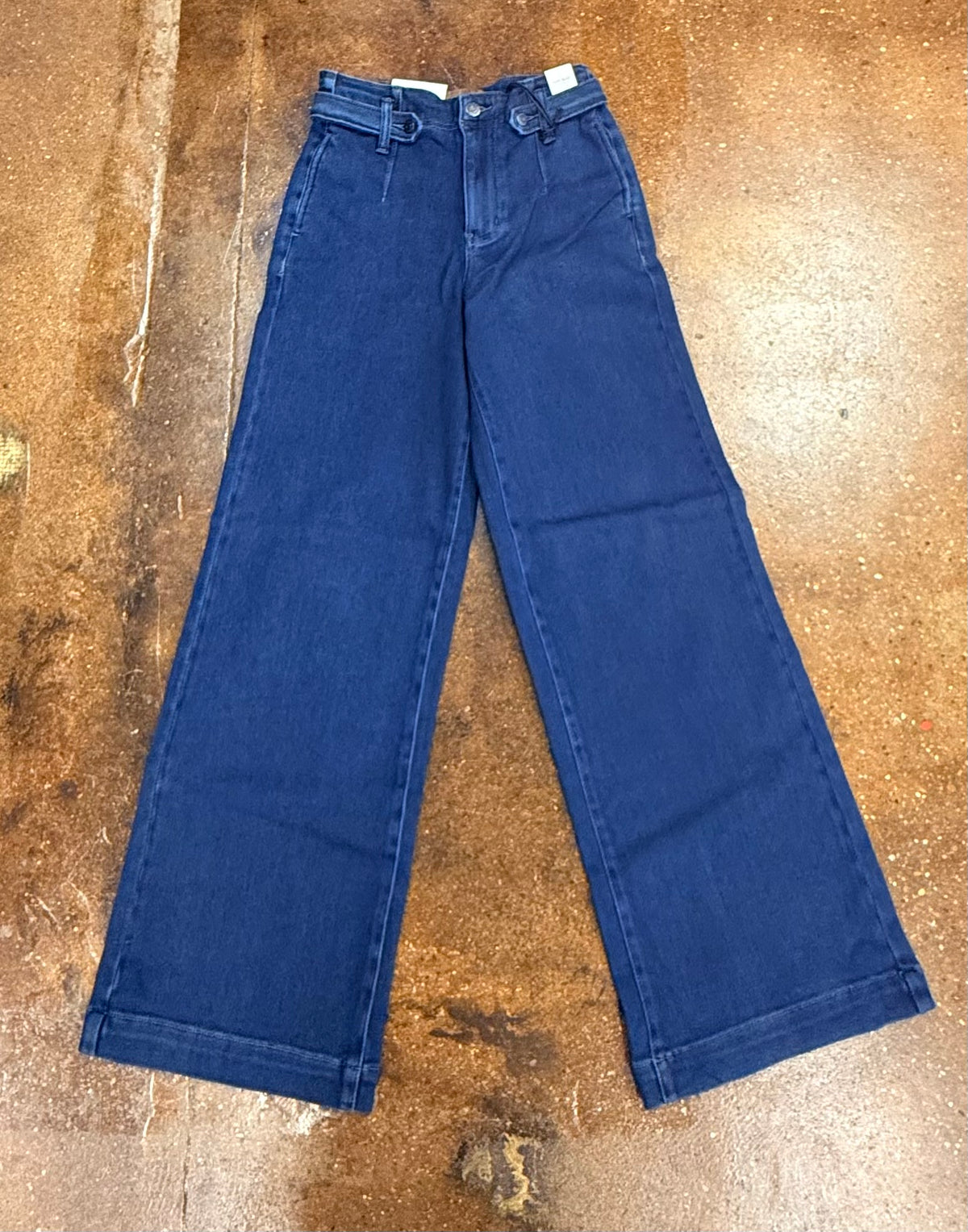 Nightfall Blue Retro Wide Leg Judy Blue Jeans