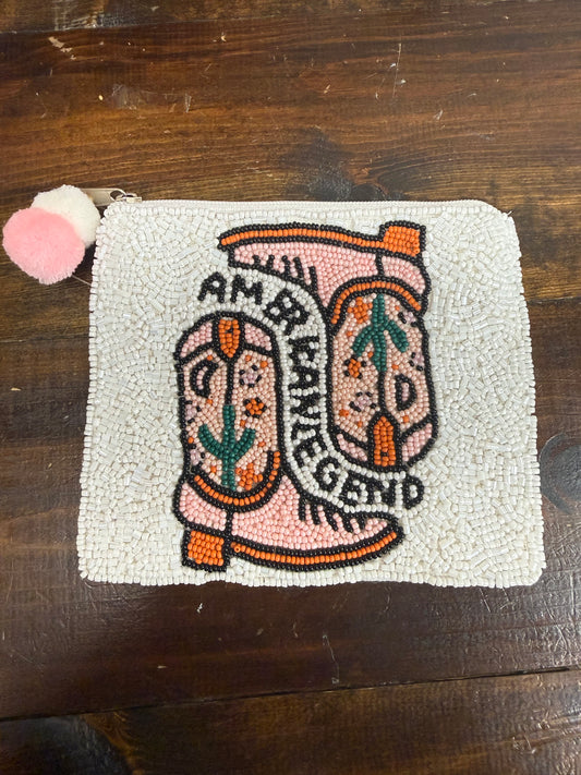Cowboy Boots Coin Purse