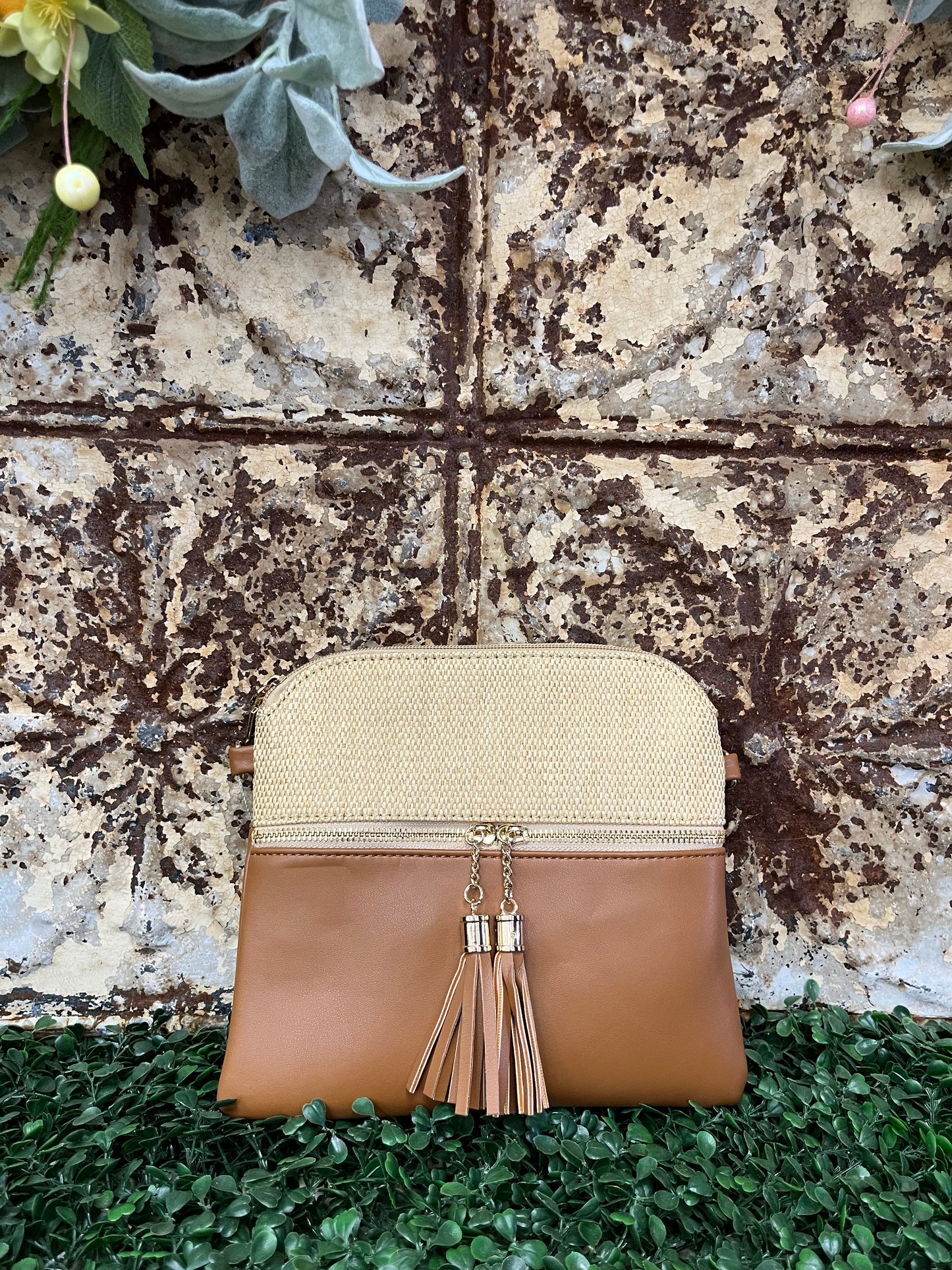 Tara Dual Zip Mesh Crossbody
