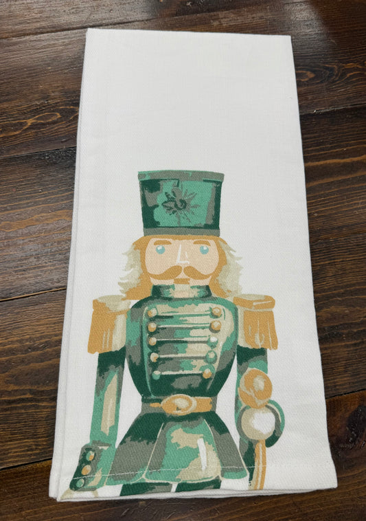 Watercolor Nutcracker Hand Towel