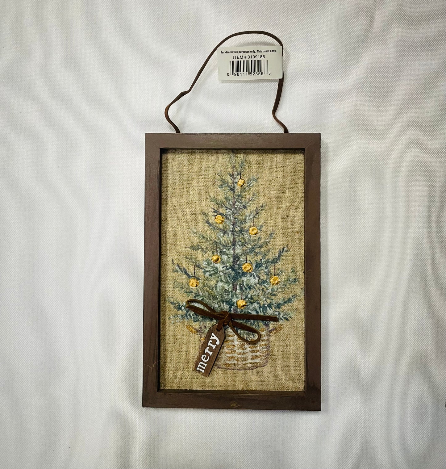 Wood Canvas Ornaments