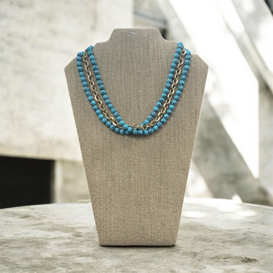Turquoise Los Alamos Beaded Necklace
