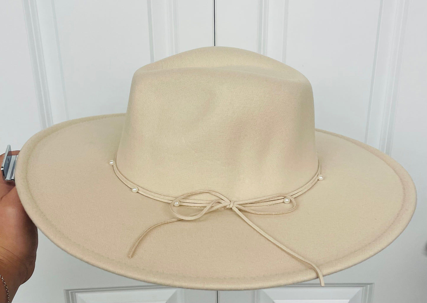 Beaded Chain Fedora Hat